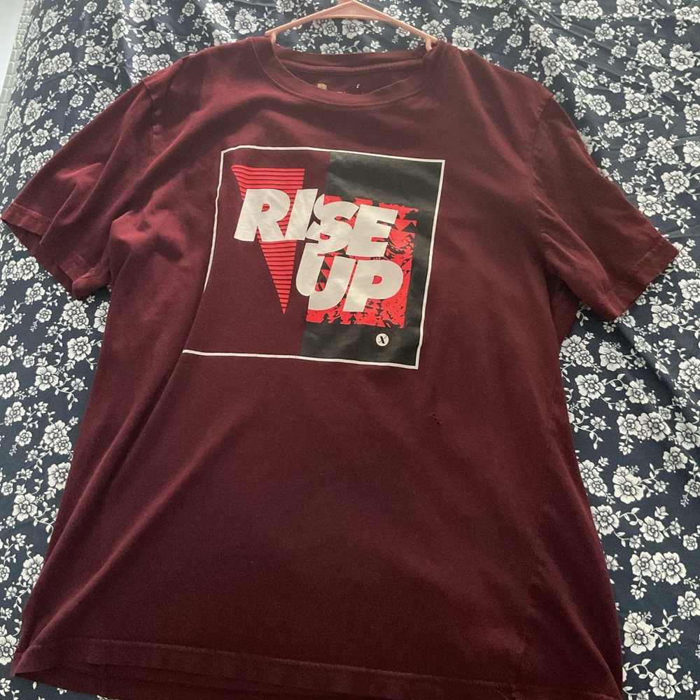 Rise Up Maroon Graphic T-Shirt